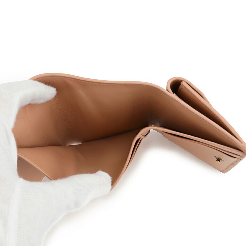 Balenciaga Trifold Wallet Envelope Beige