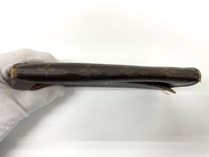 Louis Vuitton Monogram Pochette Portmonnaie Cles Di Long Wallet M61725 Brown