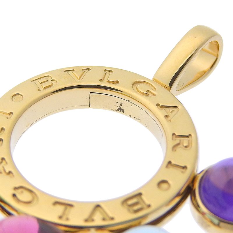Bvlgari Bulgari Allegra 18K Yellow Gold Multicolor Ladies 9.9g Pendant Top