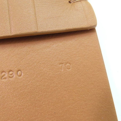 Christian DIOR B0098cm (38.58in)iv D-waist Maxi Leather Double Gold Buckle Belt