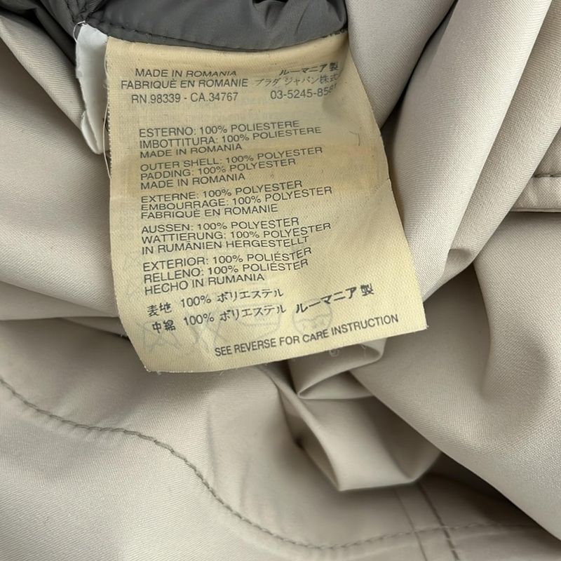 Prada Sport Blouson Women - Ivory Long Sleeves / Spring / Fall