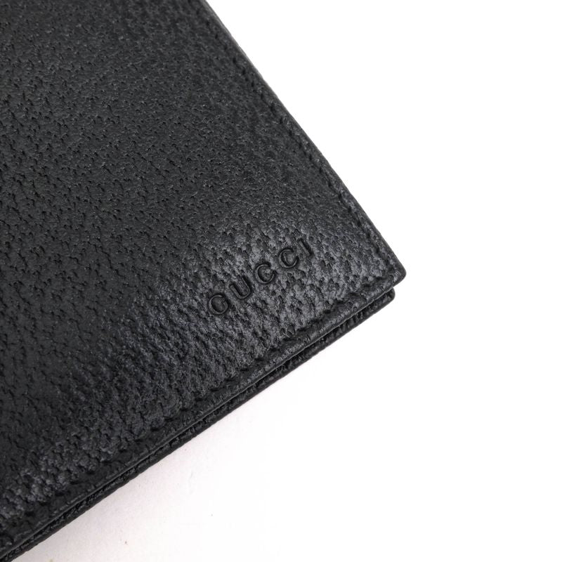 Gucci Card Case Business Card Holder Men's Leather Genuine Black Business Card