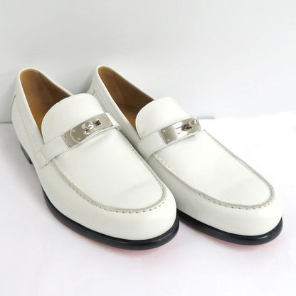 Hermes Loafers - Kelly Hardware White Silver-hardware 41 26.5cm
