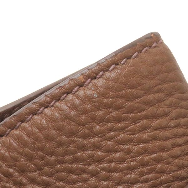 Prada 2way Bag Metal Logo Leather Paliss Andro Gold Hardware Brown Vitello Daino