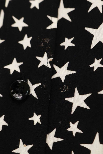 Saint Laurent Paris 376934 Y310p Long Sleeve Shirt With Star Pattern Men 38