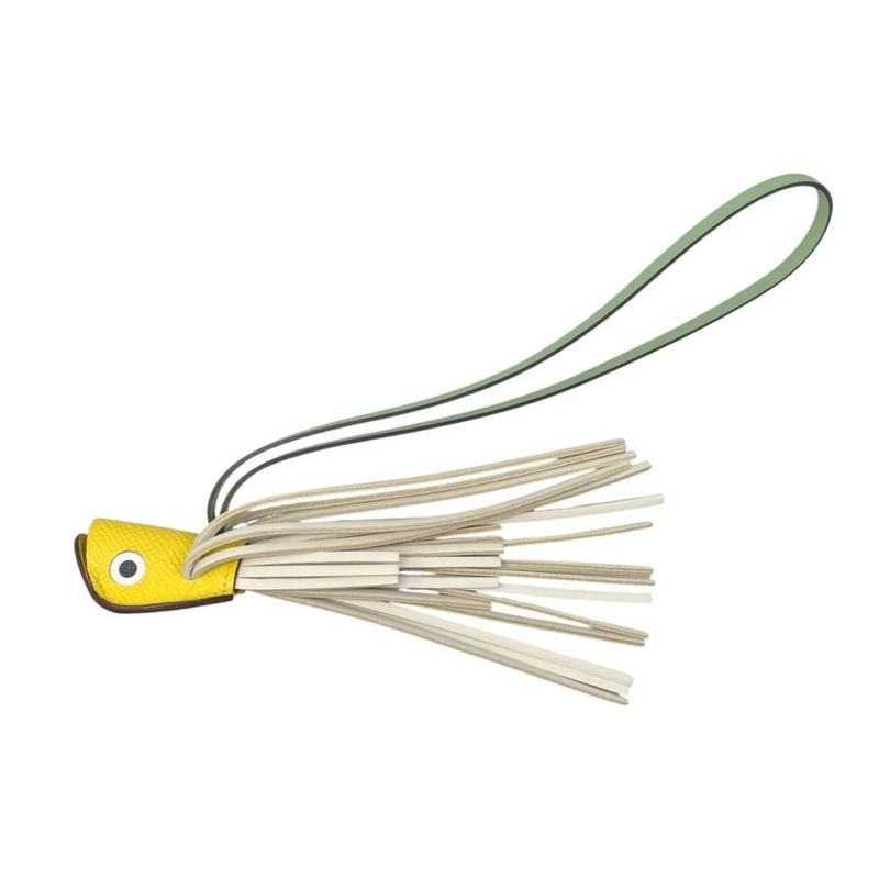 Hermes Bag Charm Poisson Engraved K Epson Añomiro Swift Jeanne Naples Cles Vert