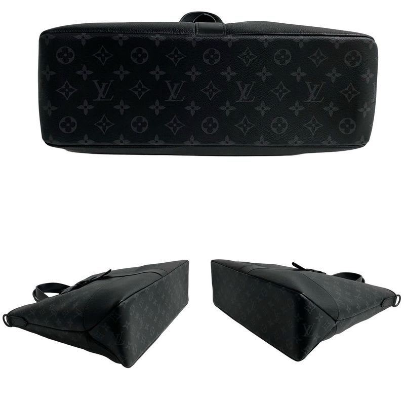 Louis Vuitton Saumur Tote Monogram Eclipse Leather 2-Way