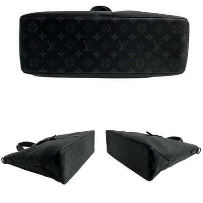 Louis Vuitton Saumur Tote Monogram Eclipse Leather 2-Way