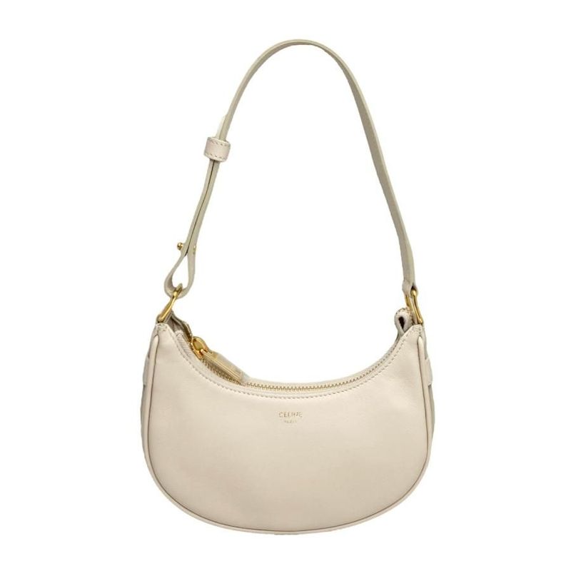 Celine Handbag Smooth Calfskin Mini Bag Beige Gold Hardware Celine