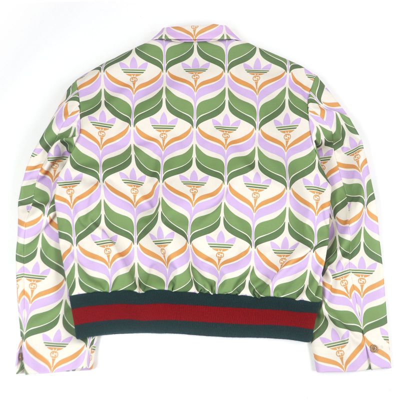 Gucci×adidas Gucci×adidas 691425 Trefoil GG Logo Webline Blouson Jacket