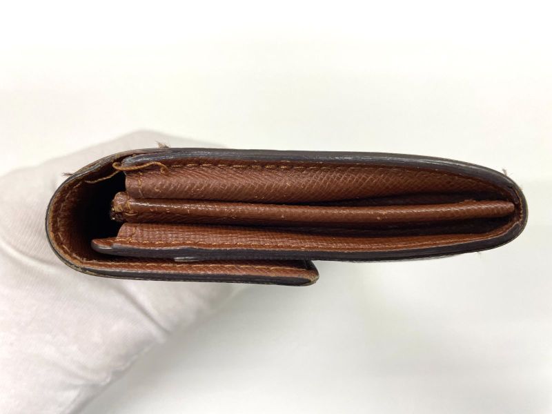 Louis Vuitton Monogram Pochette Portmonnaie Cles Di Long Wallet M61726 Brown