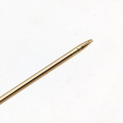 Dior Brooch Accessory Set Earrings Metal Gold Ladies