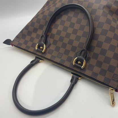 Louis Vuitton Damier Saleya PM N51183 Handbag Shoulder Bag Brown Preowned 005445