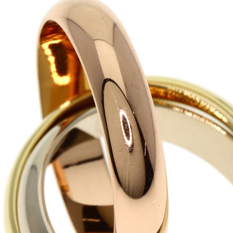 Cartier Trinity #48 Ring 18K Yellow Gold 18K White Gold 18K Pink Gold Ladies