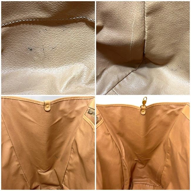 Celine Tote Bag Brown Beige Macadam Excellent Condition PVC Leather
