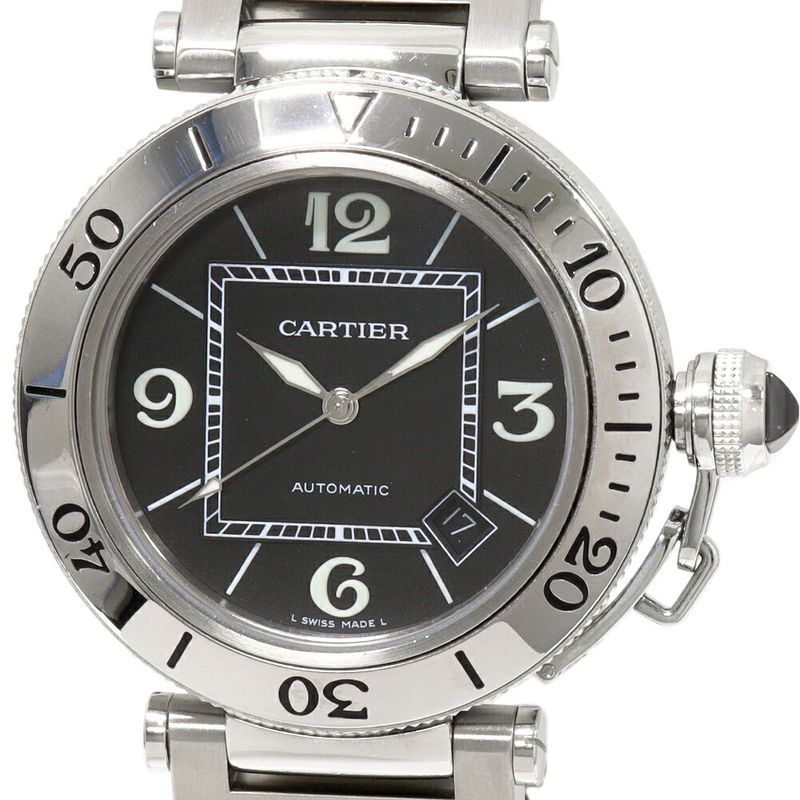 Cartier Pasha Sea Timer W31077m7 Men's