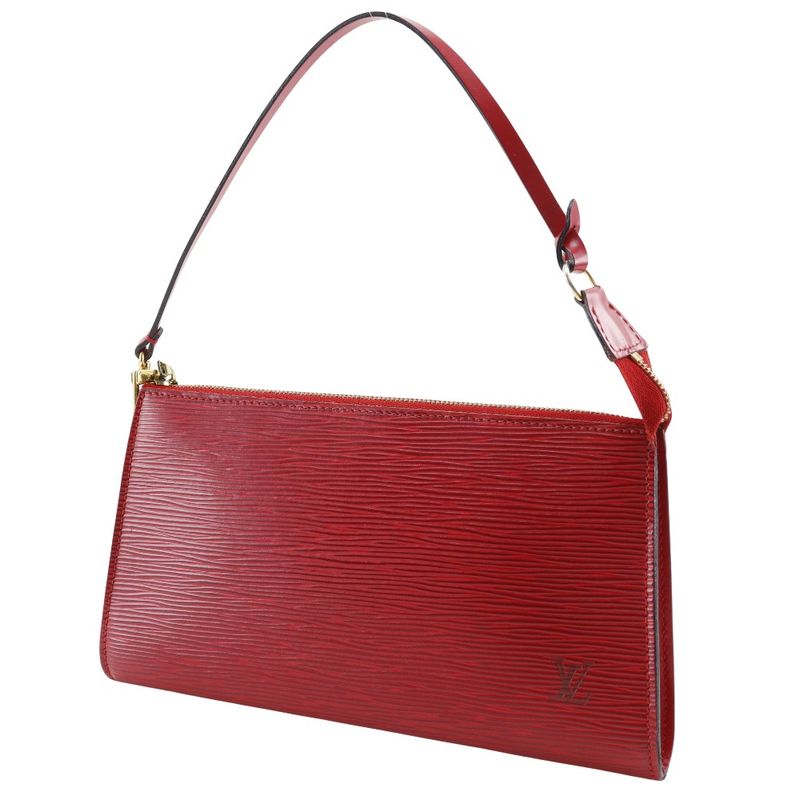 Louis Vuitton Pochette Accessoire Accessory Pouch M52947 Epi Leather Castilian