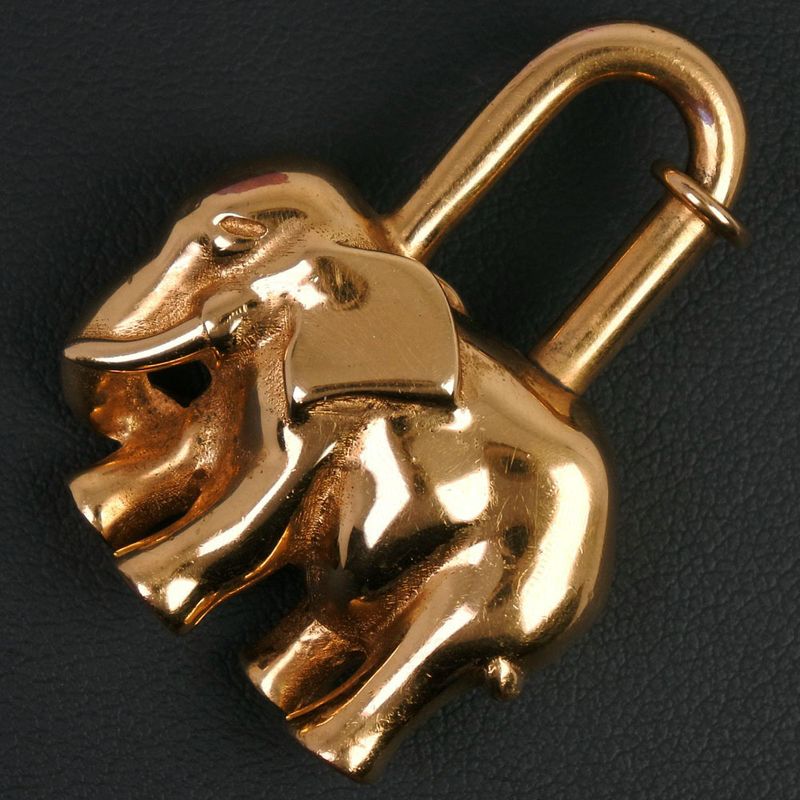 Hermes Gold Plated Gold Ladies Charm