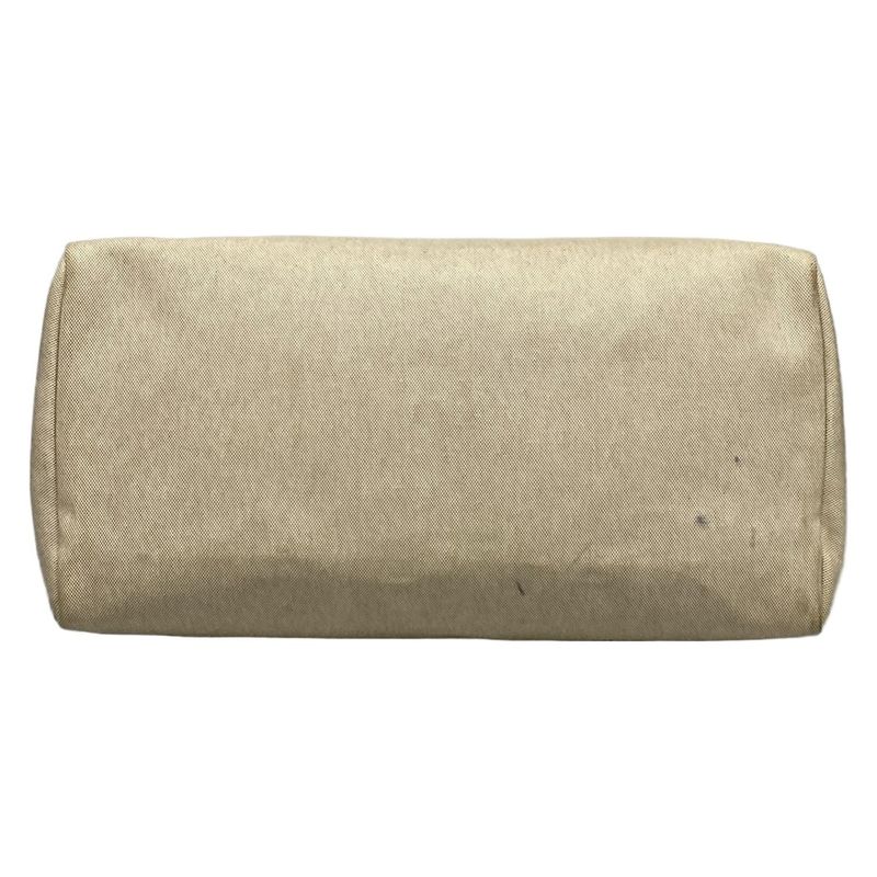 Hermes Handbag Herbag GM Ivory X Light Brown Silver Hardware Leather