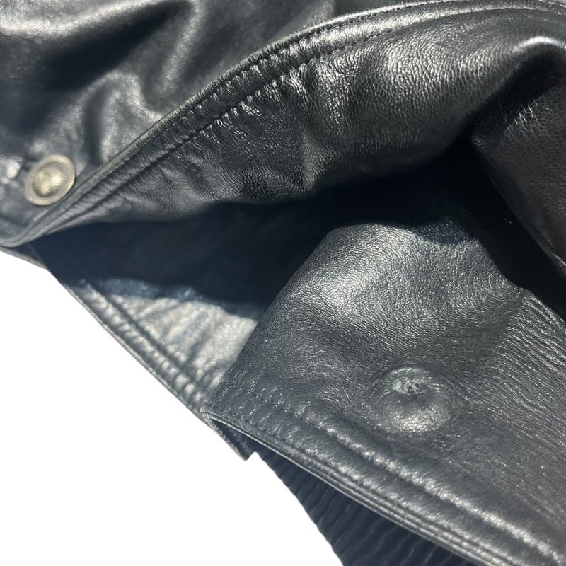 Gianni Versace 80's Vintage Kimono Leather Blouson 80's Vintage Kimono Leather