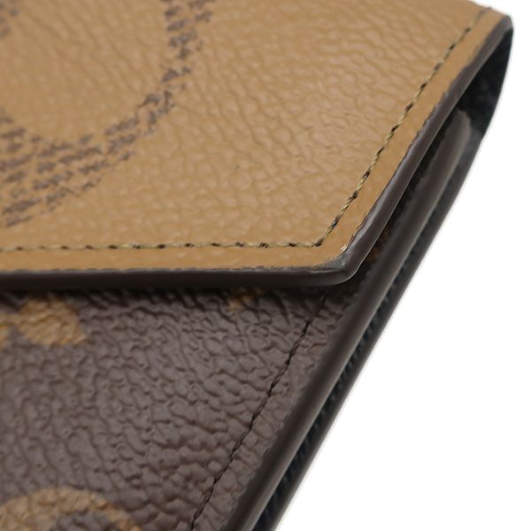 Louis Vuitton Trifold Wallet Portefeuille Zoe Monogram Canvas Monogram Reverse