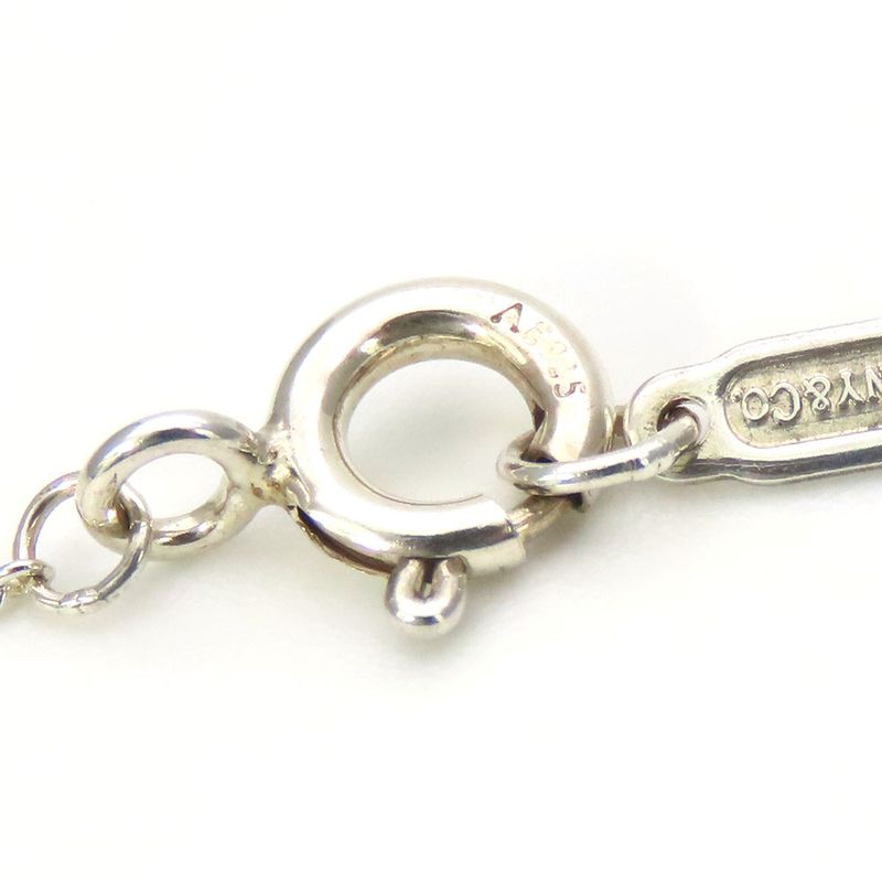 Tiffany & Co Necklace Interlocking Circle 1837 Silver 925 Approx 4.4g Silver