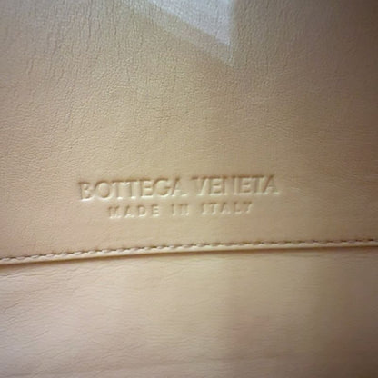 Bottega Veneta Mount Envelope 2WAY Chain Shoulder Leather Beige Handbag Gold