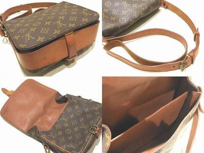 Louis Vuitton Cartesianiere MM Shoulder Bag M51253 Crossbody Monogram Sl0980 ▼7G