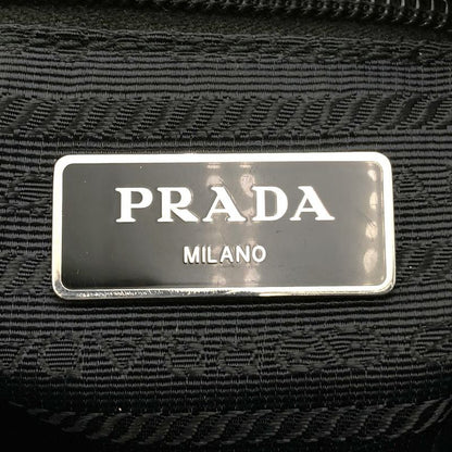 Prada Crossbody Shoulder Bag Black Nylon Women Men Triangle Logo
