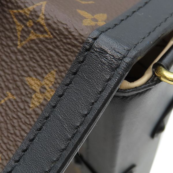 Louis Vuitton Shoulder Bag Pochette Trunk Vertical Monogram Canvas Leather