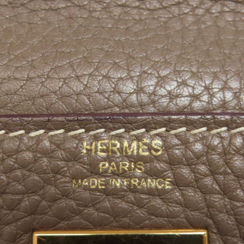 Hermes Kelly 28 Inside Stitched Etape Gold Hardware Handbag Taurillon Women