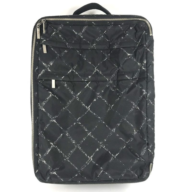 Chanel Carry-on Bag Old Travel Line Nylon Black
