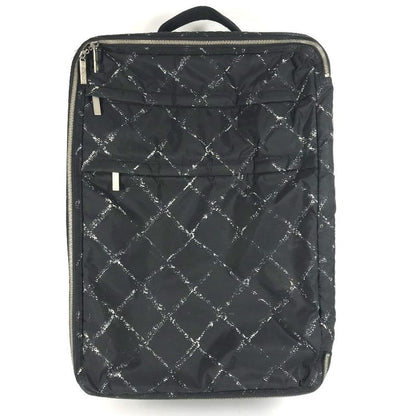 Chanel Carry-on Bag Old Travel Line Nylon Black