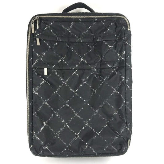 Chanel Carry-on Bag Old Travel Line Nylon Black