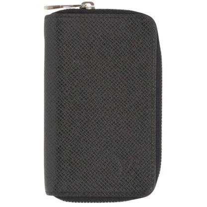 Louis Vuitton Zippy Coin Purse M32832 Taiga Leather Black Coin Case Wallet
