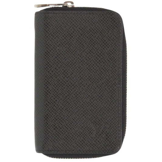 Louis Vuitton Zippy Coin Purse M32832 Taiga Leather Black Coin Case Wallet