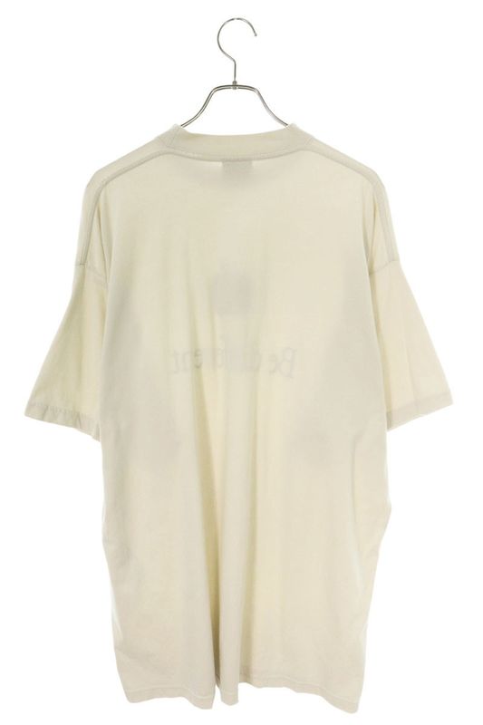 Balenciaga 22AW 712398 Tnvb3 Be Different Embroidery T-shirt Men 2