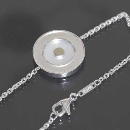 Harry Winston Hope Collection Bracelet Mother Of Pearl 18K White Gold Diamond