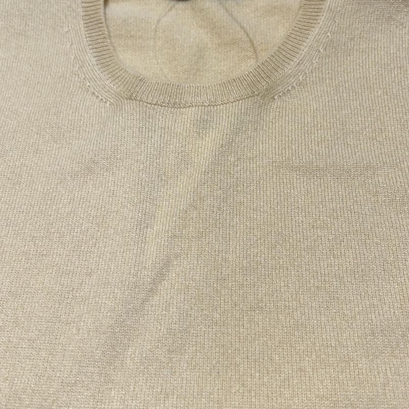 Prada Sleeveless Sweater Size 40 M Women - Beige Crewneck/cashmere