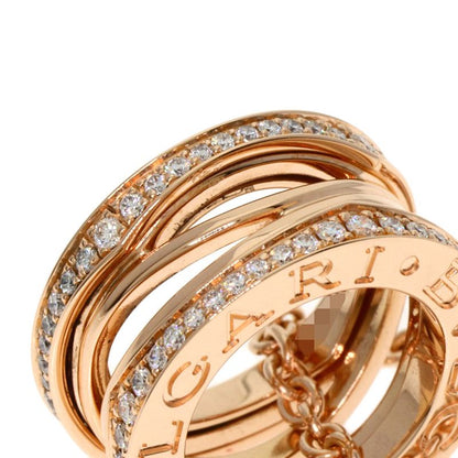 Bvlgari B-zero1 Bee Zero1 Design Legend Diamond Necklace 18K Pink Gold Ladies