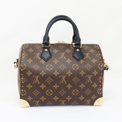 White Louis Vuitton Speedy Trunk 25 Monogram M26181 Handbag Shoulder - Mini