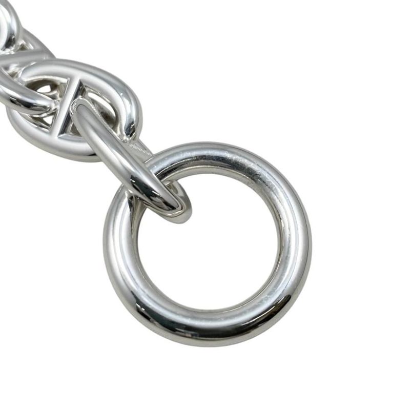 Hermes Bracelet Chaine D'ancre TGM H101995b 011 Ag925 11 Frames Silver Hermes
