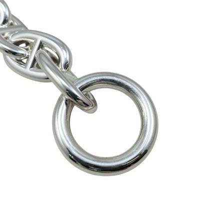 Hermes Bracelet Chaine D'ancre TGM H101995b 011 Ag925 11 Frames Silver Hermes