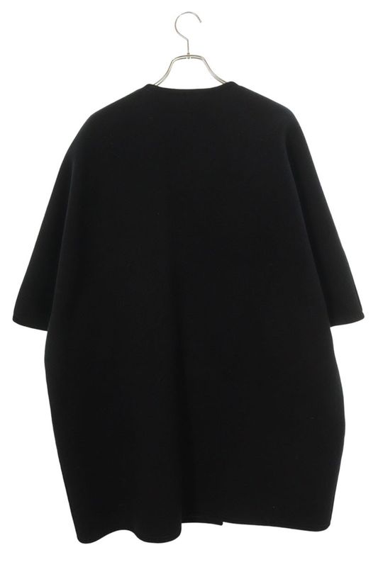 Gucci 715717 Z8a4v GG Wool Reversible No Collar Coat Women's 40