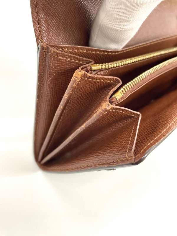 Louis Vuitton Monogram Pochette Portmonnaie Cles Di Long Wallet M61726 Brown