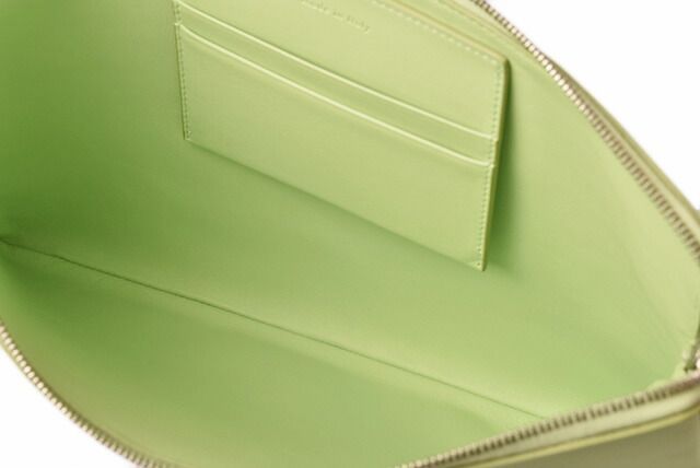 Celine Clutch Pouch Clutch Bag Ipad Case Celine Light Green Unused