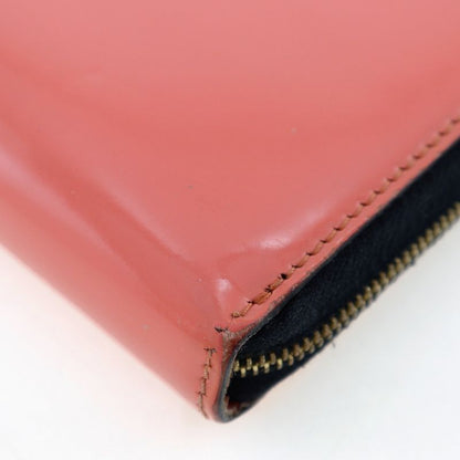 Celine Round Zipper Enamel Ladies Long Wallet