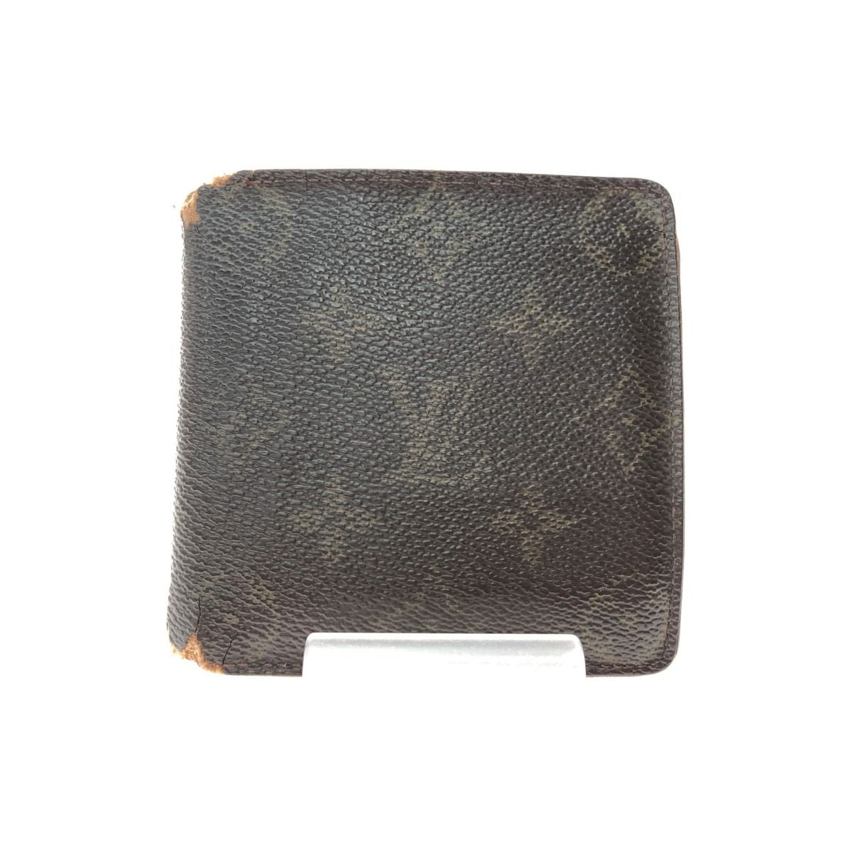 Louis Vuitton Bifold Wallet Monogram Portefeuille Marco M61675 Brown
