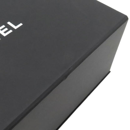 Chanel Shoulder Bag Chevron 2.55 20 Leather Black Silver Hardware Black W Chain