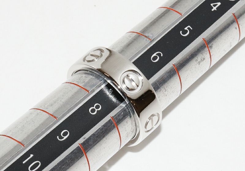 Cartier Ring Pt950 Love Ring Width 55mm (022in) B40849